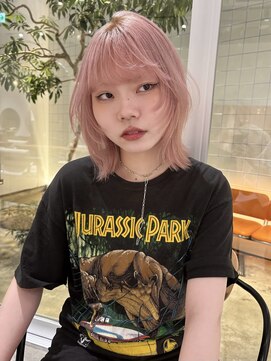 ローエ バイ デコ(Rohe by DECO) 【kira】ペールピンク/ボブレイヤー/ピンクカラー