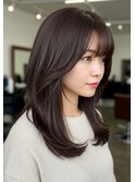 韓国レイヤー/レイヤーカット/髪質改善/前髪カット/顔周りカット