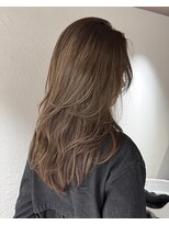 メゾンマイル 恵比寿(maison mile)&nbsp;ハイライトカラー/ブラウン/レイヤーカット/白髪ぼかし/恵比寿駅