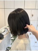 ボブ/前下りボブ/切りっぱなしボブ/丸みボブ