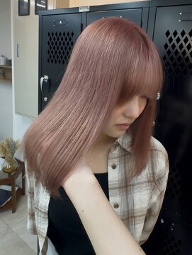 イエナ 渋谷(IENA) ヒナホワイトブロンドカラー金髪クラゲヘアー