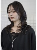 レイヤーロング/ウェーブデザイン