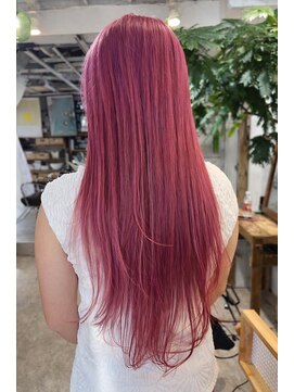 ロア インターナショナル 新宿店(LoA International) 新宿/ピンクヘア/ピンクベージュ/ダブルカラー/レイヤーカット