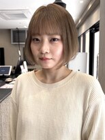 コージーベルベット(Cosy Velvet)&nbsp;ミルクティーベージュ/ボブ【こまつばら】