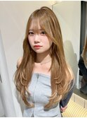 イメチェンヘアスタイル/ブリーチ縮毛矯正/縮毛矯正/髪質改善