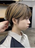 ショートカット/丸みショート/ショートボブ/ハンサムショート