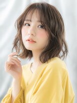 ドクターズサロン LAB 小山店 モカブラウンゆるふわエアリーフェミニン小顔ボブu小山20代30代