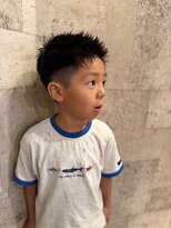 ヘアサロン アプリ(hair salon APPLI) 爽やかアップバングキッズショート♪