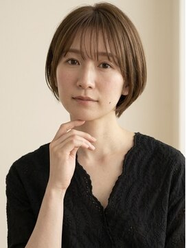 ヌーヌー 鶴ケ峰(nuu nuu) 大人可愛い透明感アッシュ×マッシュショート