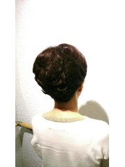 短くてもあきらめないで!!着物にも★ボブヘアのアップスタイル☆