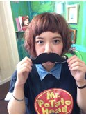 夏はおもいきり前髪パッツンスタイル！