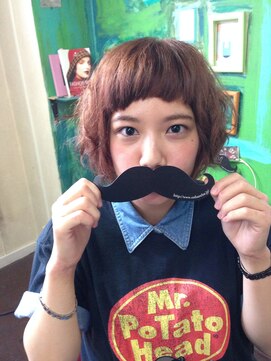 ピエスデシュブー(piece des cheveux) 夏はおもいきり前髪パッツンスタイル！