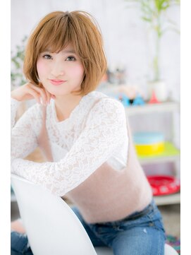 ミック 日暮里店(miq) ニュアンスカールの◎マシュマロボブ【miq 日暮里】