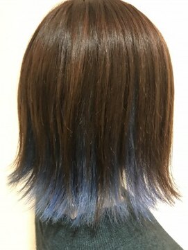 ヘアーデザイン ビビッドリンク(HAIR DESIGN VIVID link) インナーブルー