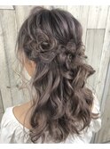 ハーフアップ/ヘアセット/ヘアメイク/撮影/インスタ映え