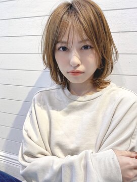 ディッセンバー 渋谷(December) 【December】大人かわいい ミディアムレイヤー ブランジュ