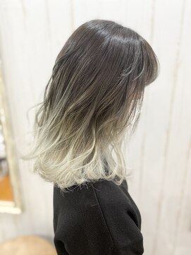 オアフ(Oahu) インナーカラー×裾ホワイト