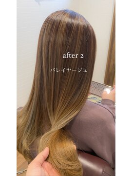 オレンジクラッカー(Orange Cracker) 【リアルサロンワーク】バレイヤージュ　久米川