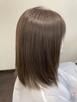 オウルヘアー(Owl hair) 透明感カラー☆ミルクティーベージュ