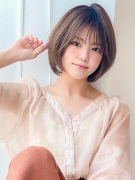 アグ ヘアー ピリカ 千歳店(Agu hair pirca) 《Agu hair》まとまる束感☆丸みショート