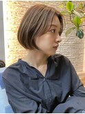 ［OCEAN Hair&Life 水田成美］暖色系春カラー×大人気ミニボブ