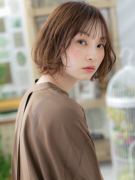 カバーヘア ブリス 川口(COVER HAIR bliss) 大人ハイライト外国人風小顔エアリーミディa川口20代30代40代