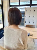 髪質改善ストレート×ボブ