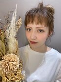 ルーズアップヘアアレンジ