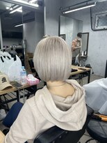 ヘアスタジオワン 藤沢店(HAIR STUDIO ONE) ハイトーンアッシュベージュボブ