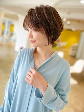 ロンドエニカ 大宮(Lond enika) 前髪パーマアッシュカラーレイヤーロンググレーベージュ[大宮]