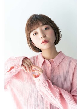 トクテ 吉祥寺(tokute) くびレイヤーエモージュグレージュカラーくびれショート/吉祥寺