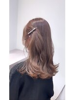 イオエ 梅田(ioe)&nbsp;ニュアンスカラー/グレージュ/ツヤ髪スタイル/髪質改善/縮毛矯正