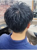 メンズ束感マッシュスタイル丸み清潔感爽やか20代30代40代