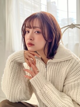 ロンドシエル 横浜(Lond ciel) 韓国顔周り×外ハネボブ【横浜】韓国ヘア