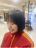 前下がりボブ