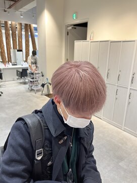 ルースト 京都四条大宮店(ROOST) ナチュラルマッシュ×ピンクベージュ