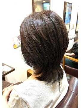 ヘアー グリーン(hair green) ミディアムスタイル40代50代６０代