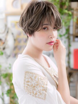 カバーヘア ブリス 戸田公園西口店(COVER HAIR bliss) 大人ハイライトハンサムマッシュショートh3戸田公園20代30代40代