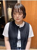 ボブパーマ/伸ばしかけボブ