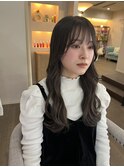 透明感カラー/顔まわりカット