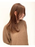 小顔レイヤーカット/ミディアムレイヤー/レイヤーロング