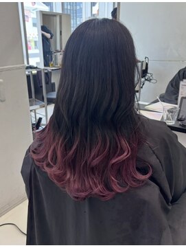 アライブ ハラジュク(ALIVE harajuku) 【ALIVE 夕貴】ピンクグラデーションカラー