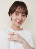 〈m15〉大人ショートハイライト髪質改善キッズカット前髪30代40