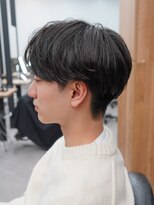 ニュアンスパーマセンターパートサイドパート韓国カルマパーマ