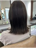 切りっぱなしミディアム×ハイライト