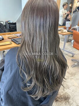 フィルム(FiLMs) イルミナカラー/オリーブベージュ/ロングレイヤー