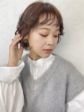 リサ グランシェ(RISA granche) ボブパーマ くせ毛風パーマ 似合わせカット