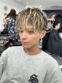 メンズサロン キング 心斎橋店(Men’s salon K!ng) ニュアンス×フェザーパーマで男前に♪