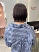 ロンド ブランシュ 錦糸町北口(Lond blanche)&nbsp;オリーブグレー/韓国レイヤーカット/マロンベージュ/ボブ/小顔
