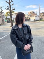 スイヘアデザイン 久留米(suii.. hair design)&nbsp;ボブ/切りっぱなし/RYOTA